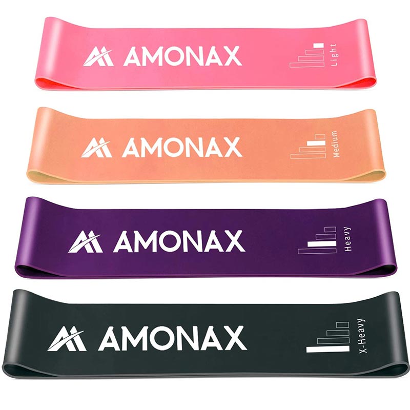 GOCHA Resistance Bands Set (5 Pack) - Premium Latex Loop Bands For Home Workouts, Yoga & Physical Therapy