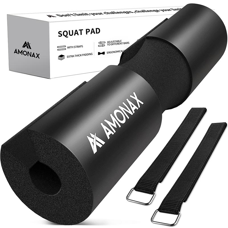 Barbell Pad For Squat and Hip Thrusts - Black