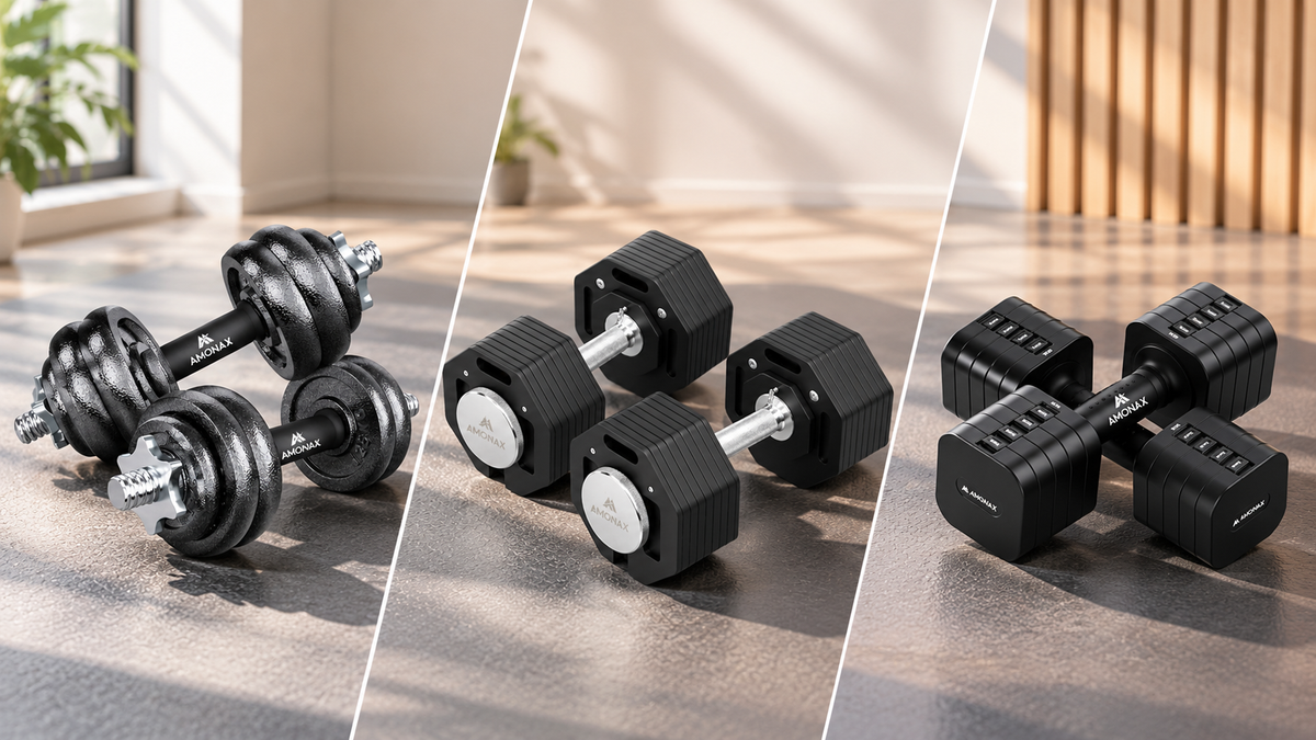 Fixed, Spinlock or Adjustable Dumbbells: Which Is Best for Home Training?