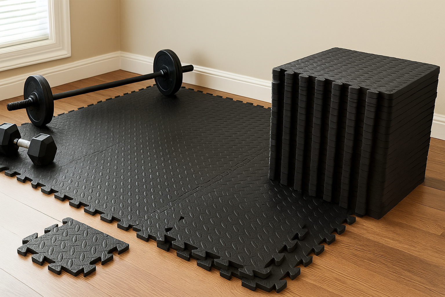 How EVA Foam Floor Mats Improve Your Home Gym Setup?