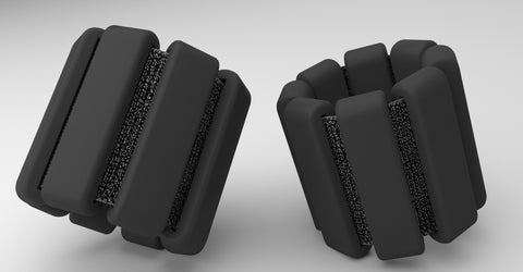 Adjustable Wrist Weights for Yoga, Walking & Home Workout - – 1lb/2lb Pair