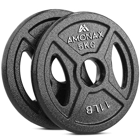 2 inch 5kg x 2 Cast Iron Weight Plates Set