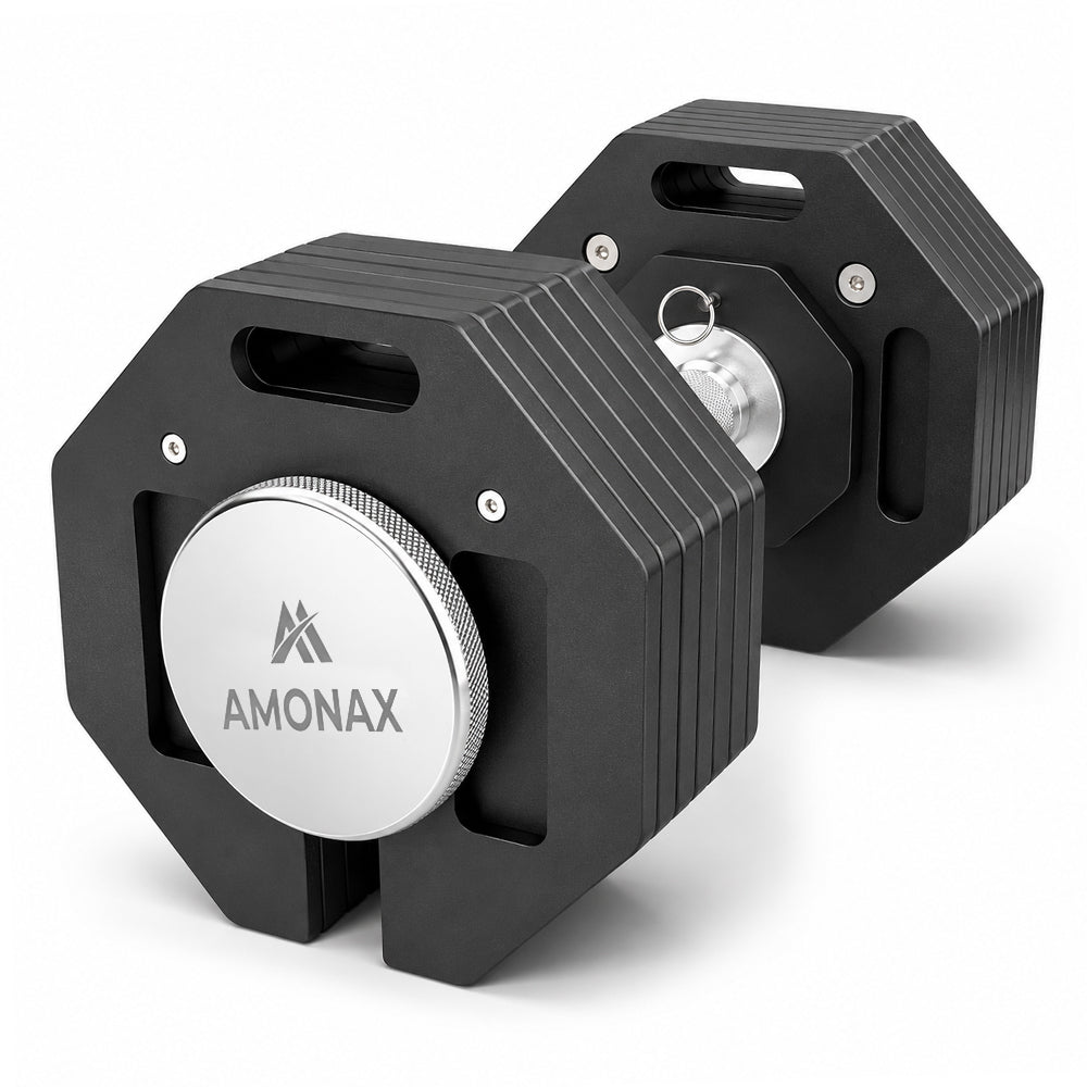 Quick-Change Plate-Loaded Adjustable Dumbbell (20kg / 36kg)