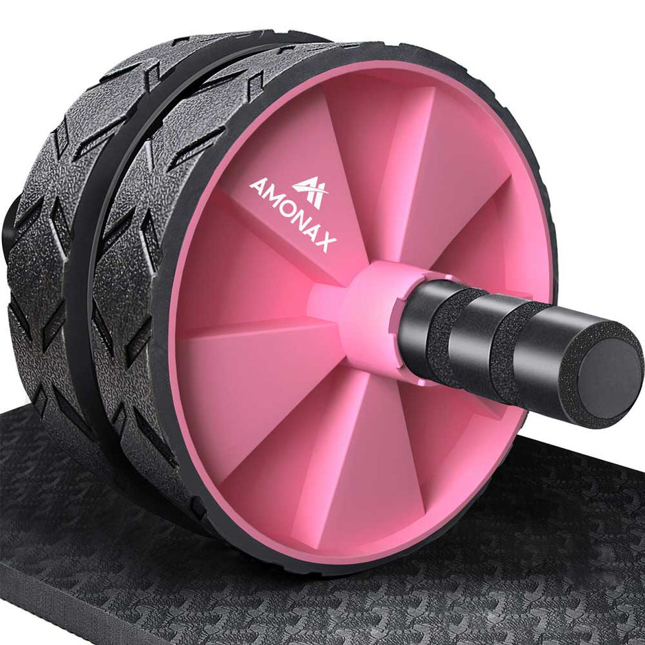 Trex Sport Ab Roller 4in1 Set Bauchtrainer mit Liegestützgriffen und Kniematte e Trex Sport Ab Roller 4in1 Set Bauchtrainer mit Liegestützgriffen und Kniematte e