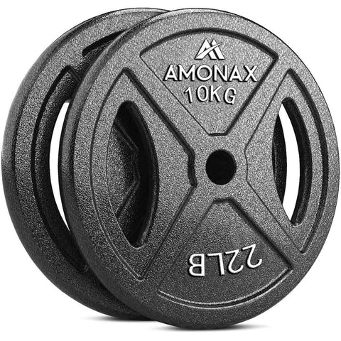 1 inch 10kg weight plates