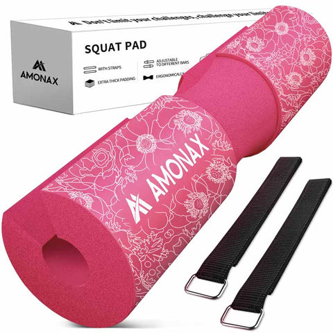 Barbell Pad For Squat and Hip Thrusts Black AMONAX