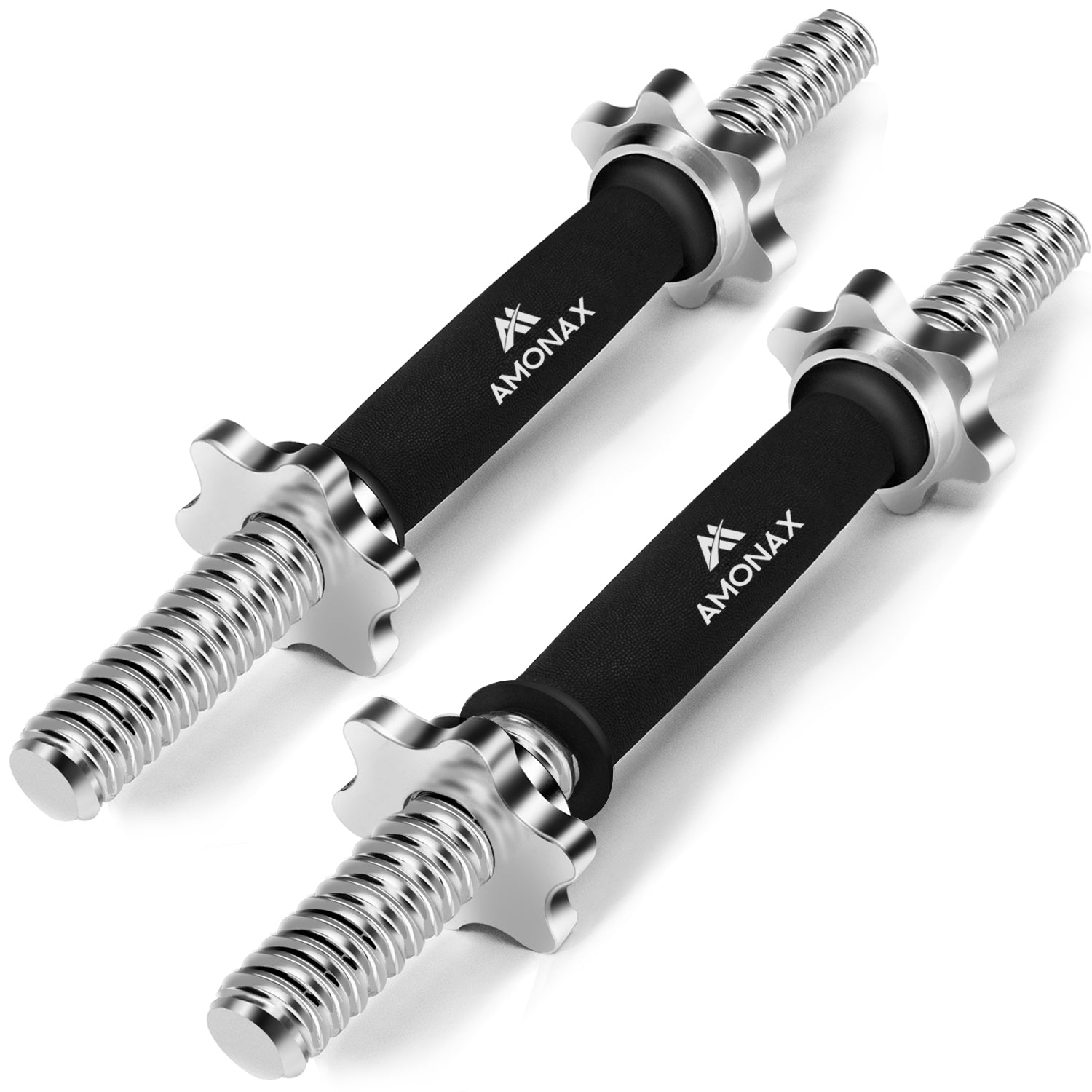 2 Inch Weight Handle Dumbbell Handles for Weight Plates 35cm | AMONAX