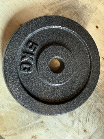 Refurbished - 1 inch 2 x 5 KG Plates Cast Iron Weight Set
