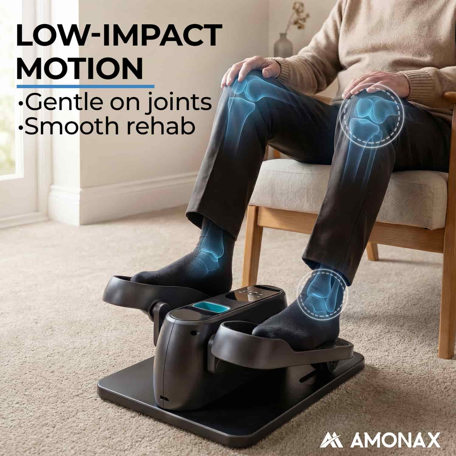 Electric Seated Pedal Exerciser for Seniors – Gentle Mobility Trainer