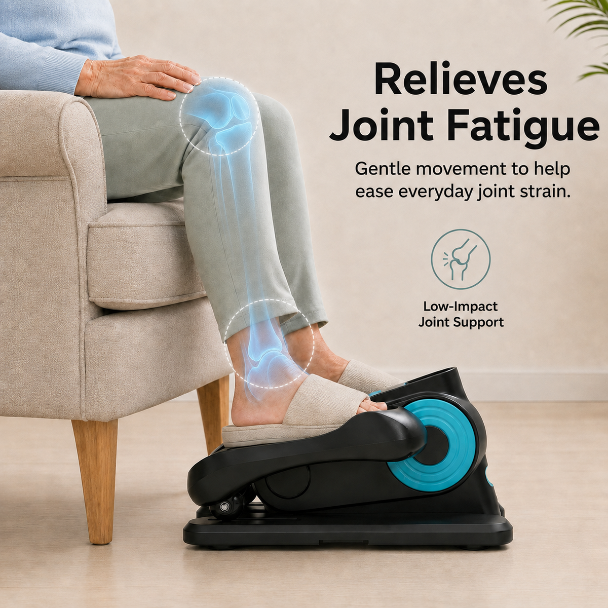 Electric Seated Pedal Exerciser for Seniors