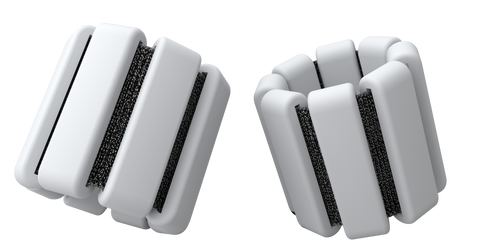 Adjustable Wrist Weights for Yoga, Walking & Home Workout - – 1lb/2lb Pair