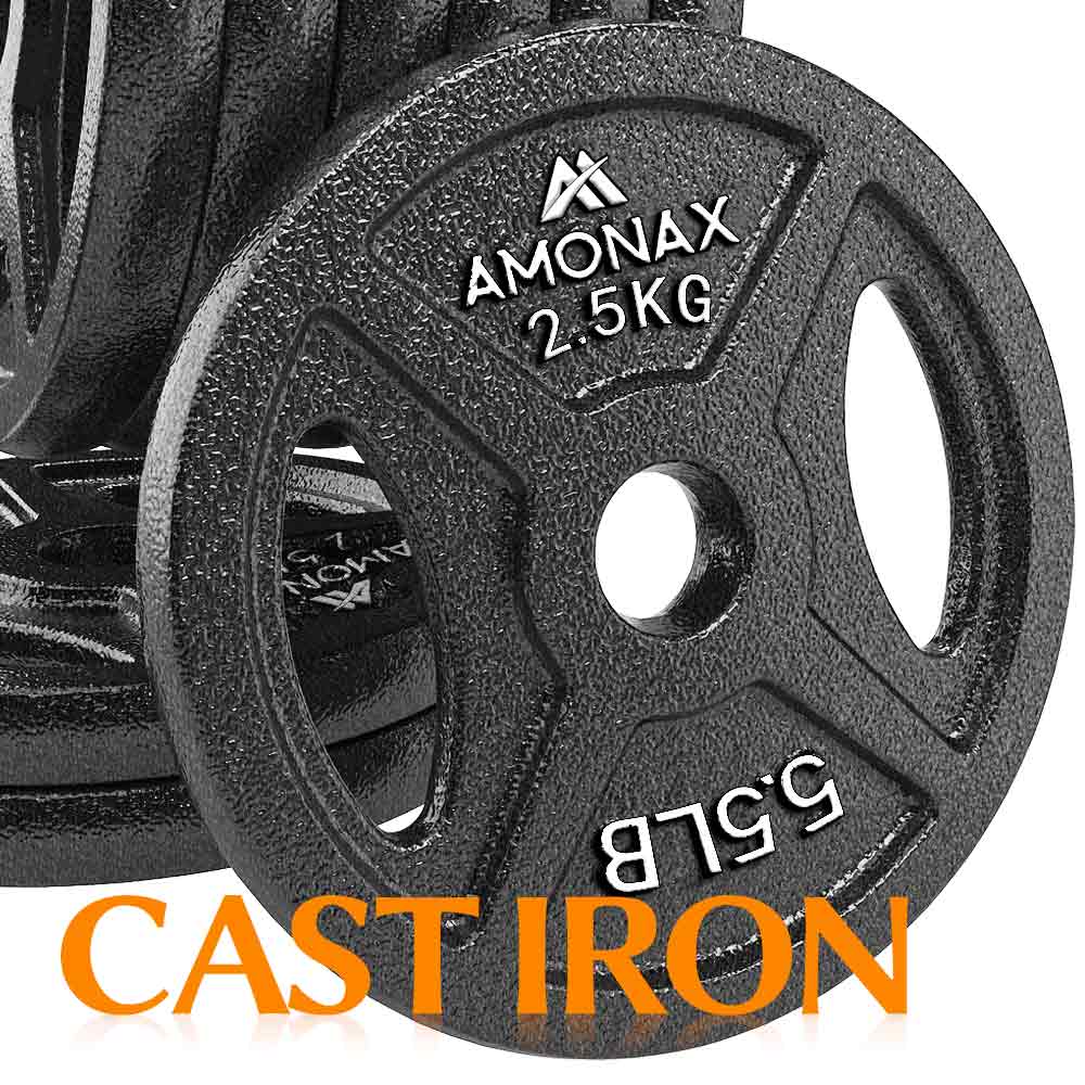 Cast Iron Weight Plates Set ( 2’’- 2.5kg x 4 )