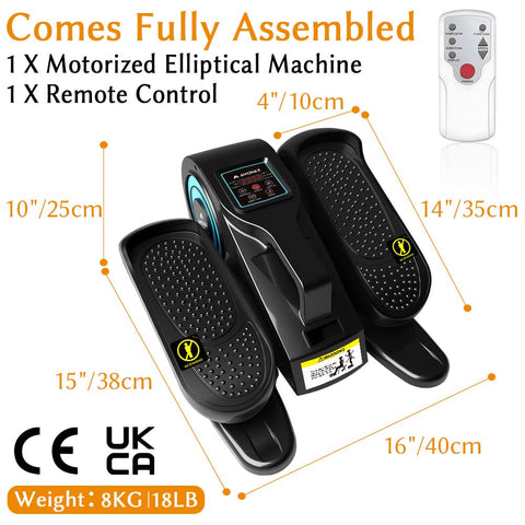 electric seated pedal exerciser for elderly