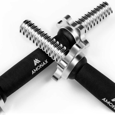 35cm Dumbbell bar set (1 inch) with spinlock