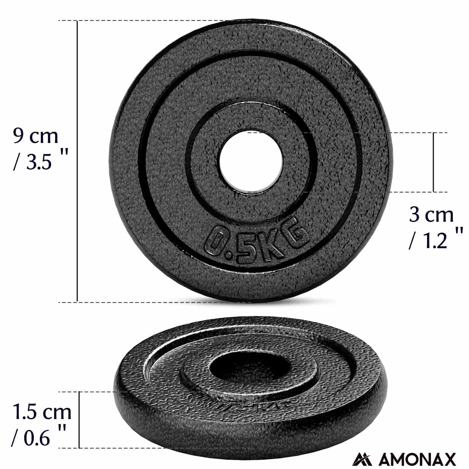 Weight Plates Set – Replacement Plates for 1 Inch Dumbbells
