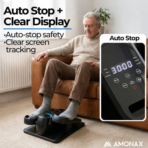 Electric Seated Pedal Exerciser for Seniors – Compact Fitness