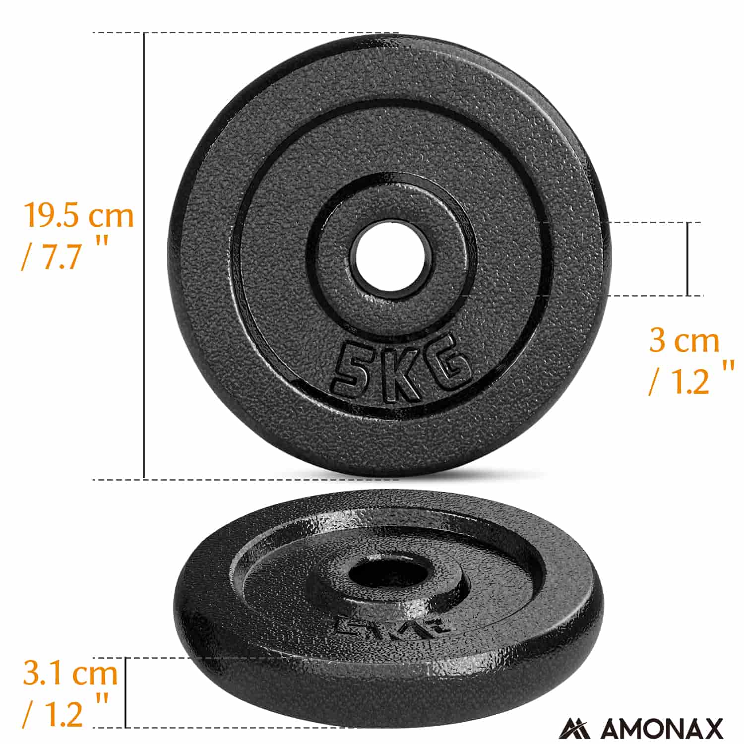 Weight Plates Set – Replacement Plates for 1 Inch Dumbbells