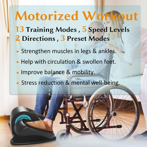 Amonax Electric Seated Pedal Exerciser For Elderly