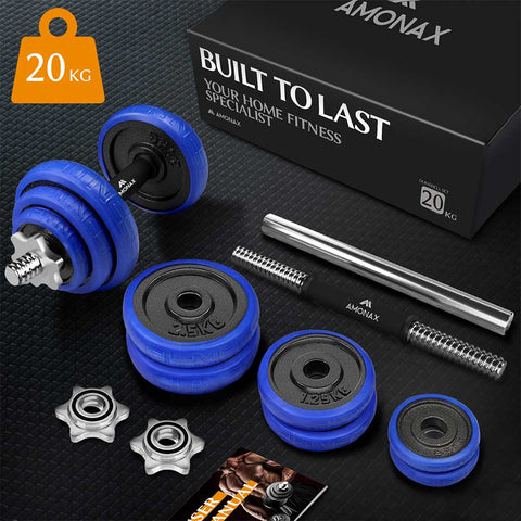 20kg dumbbell pair free weight set