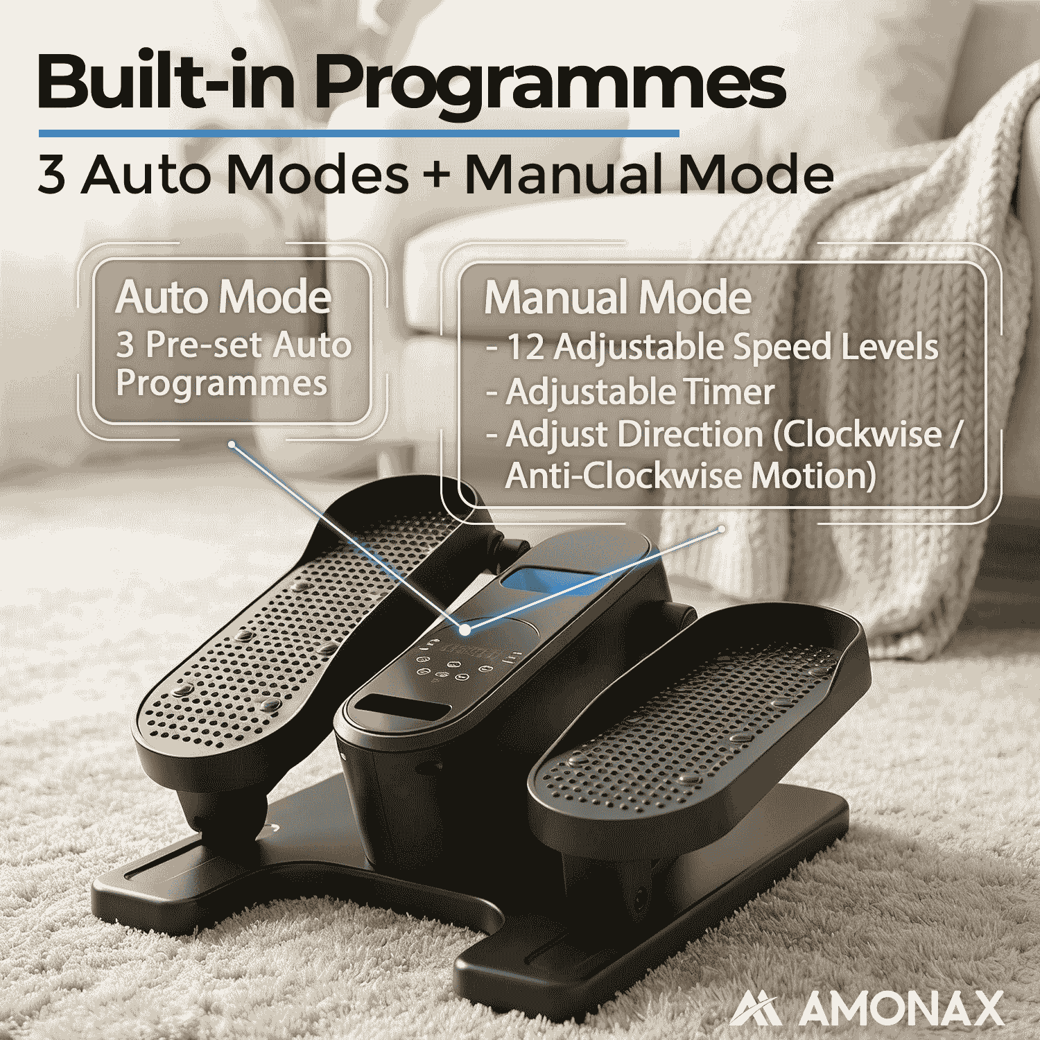 Electric Seated Pedal Exerciser for Seniors – Gentle Mobility Trainer