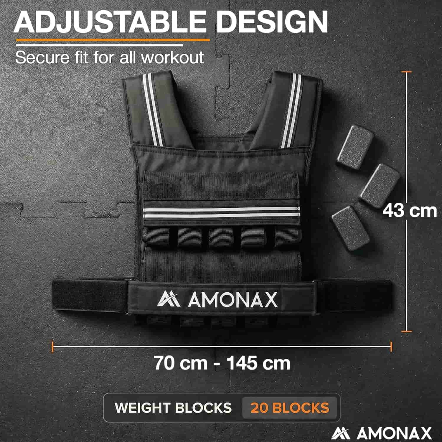 Adjustable Weight Weighted Vest for Strength Training
