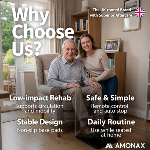 Electric Seated Pedal Exerciser for Seniors – Compact Fitness