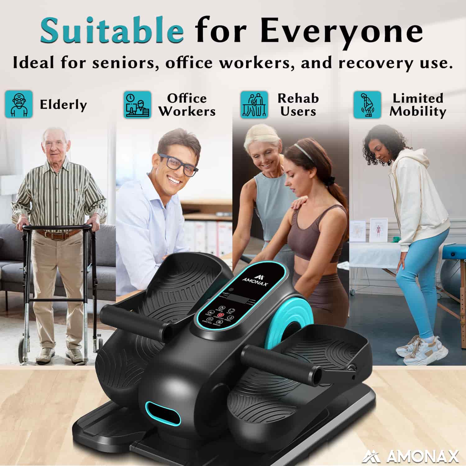 Electric Seated Pedal Exerciser for Seniors – Gentle Mobility Trainer