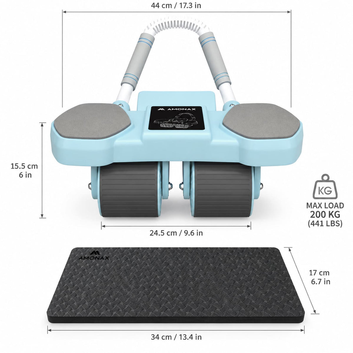 Automatic Rebound Ab Wheel Roller for Core Training