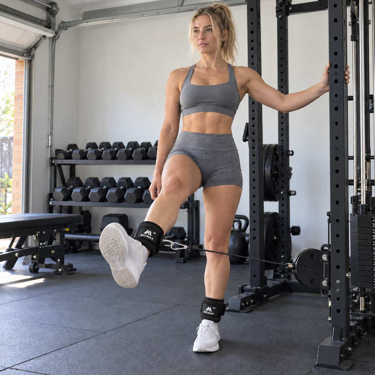 Cable Machine Ankle Straps for Glute & Leg Workouts