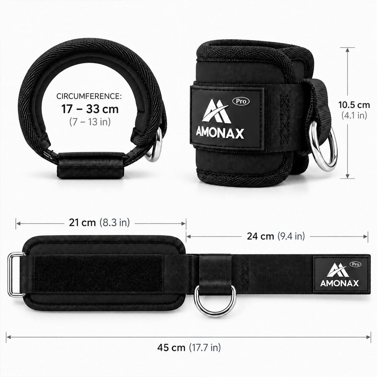 Cable Machine Ankle Straps for Glute & Leg Workouts