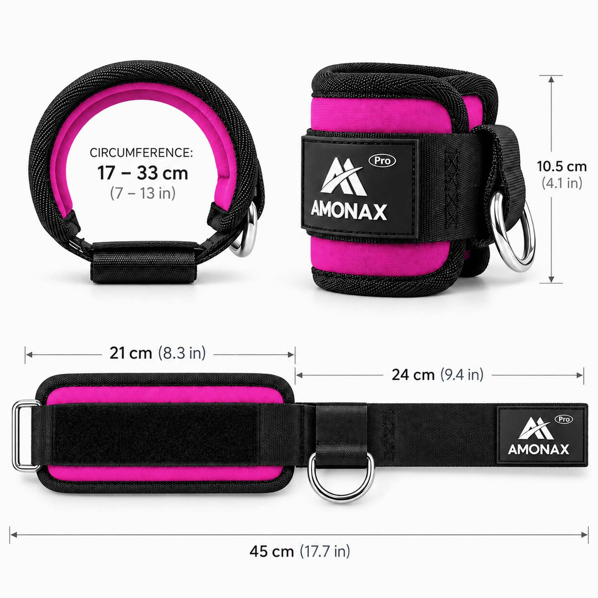 Cable Machine Ankle Straps for Glute & Leg Workouts