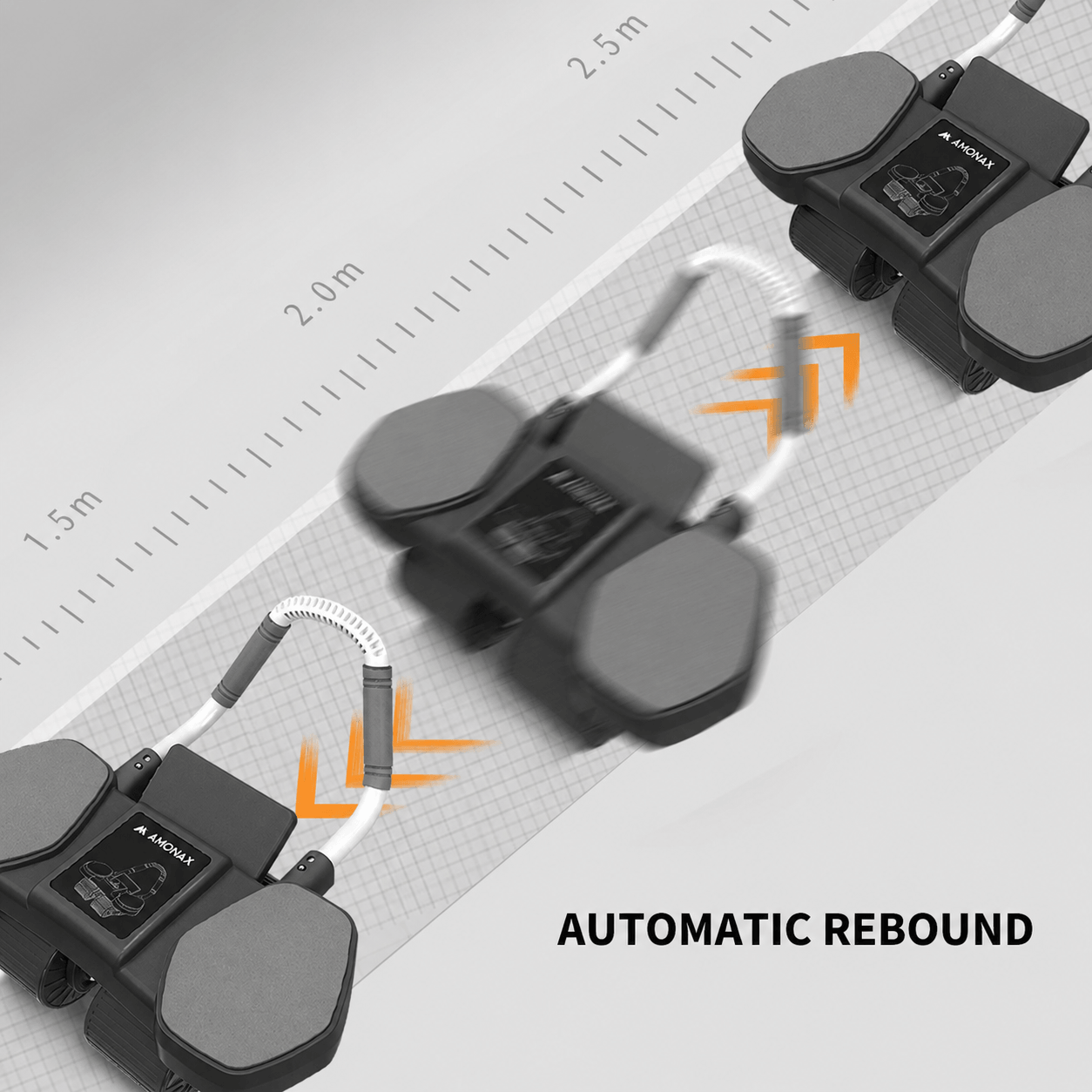 Automatic Rebound Ab Wheel Roller for Core Training