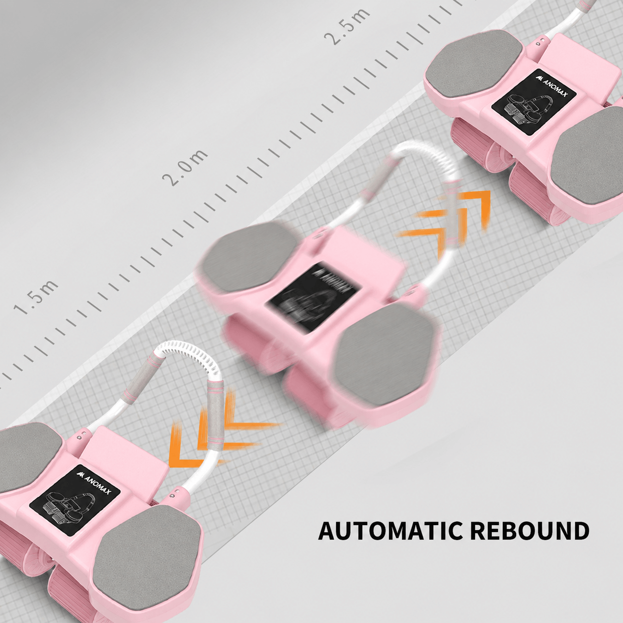 Automatic Rebound Ab Wheel Roller for Core Training