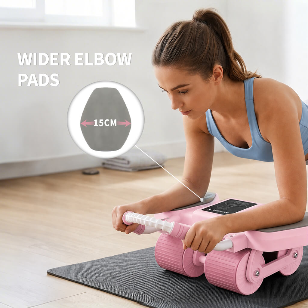 Automatic Rebound Ab Wheel Roller for Core Training