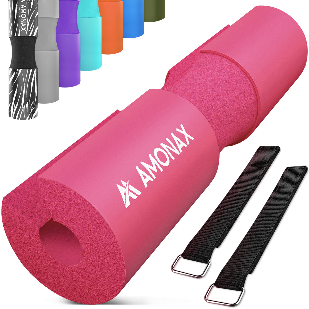 Best Barbell Pad for Squats – Shoulder & Neck Support (Pink)