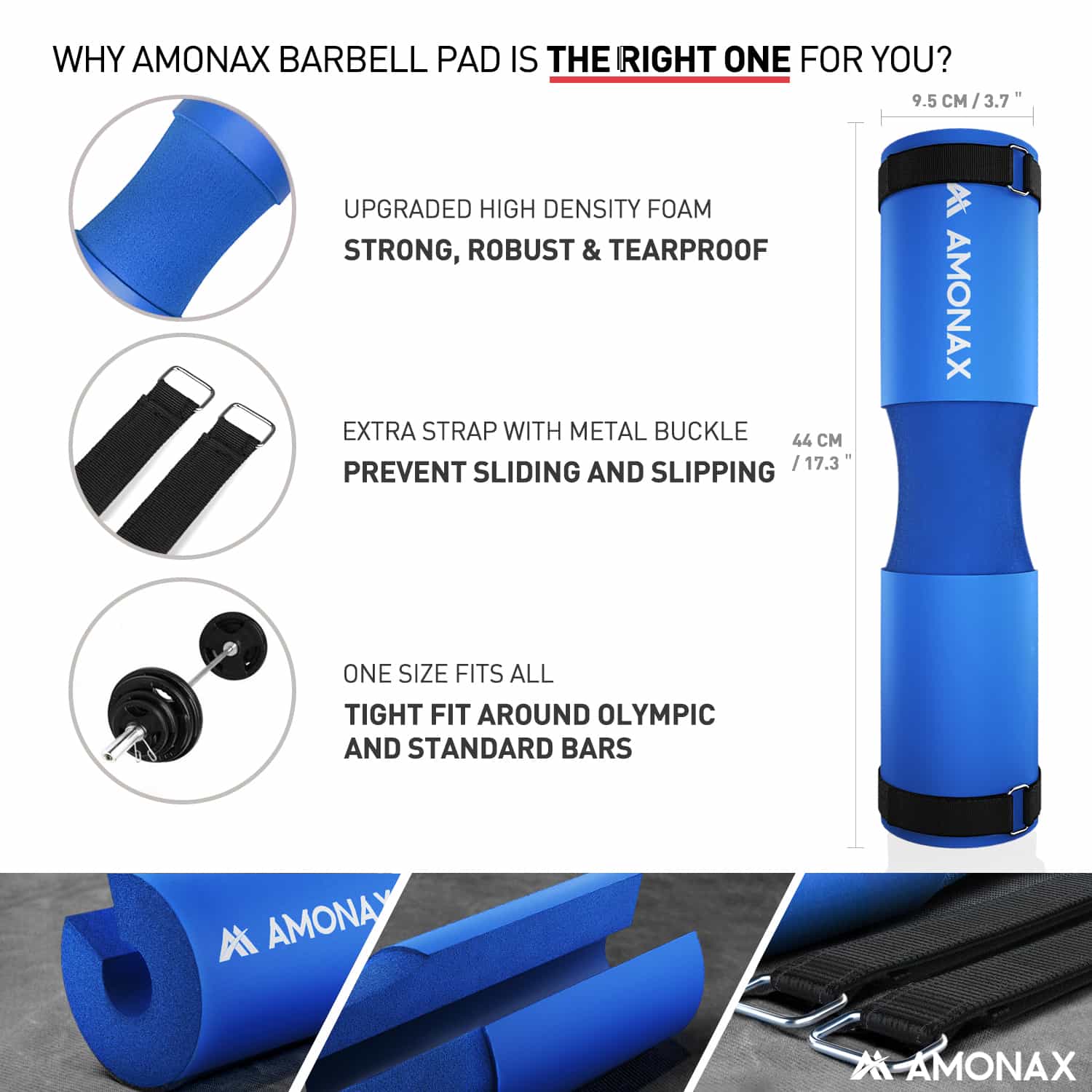 Squat Pad – Protective Cushion for Squats and Hip Thrusts