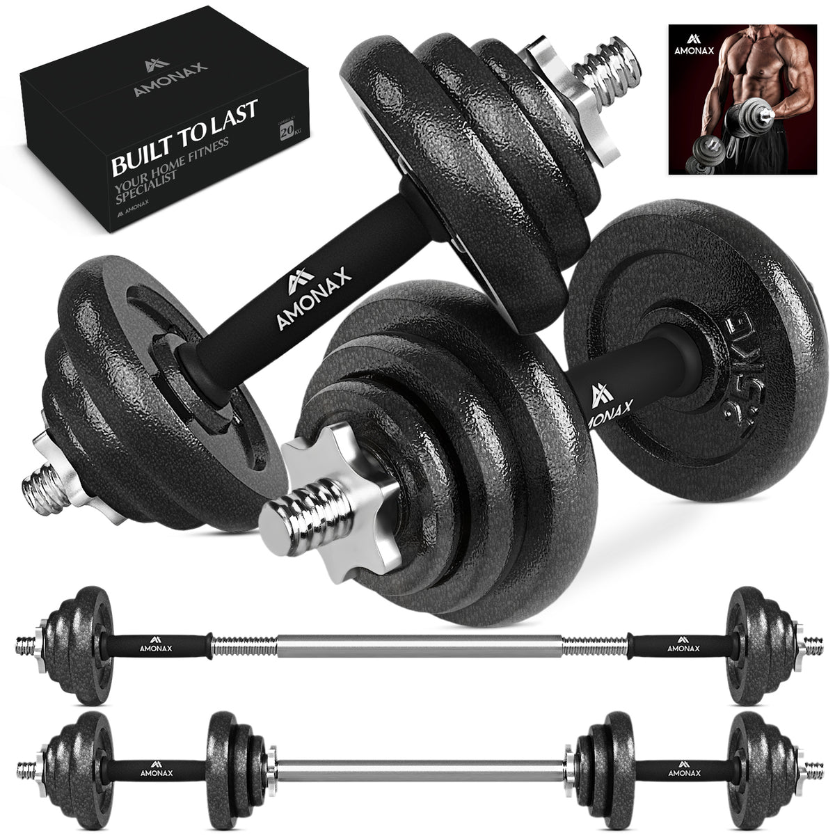 Dumbbell Barbell Set 