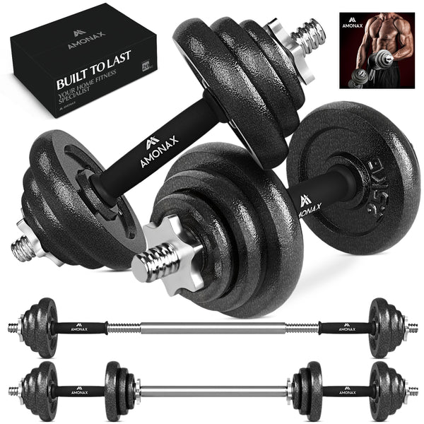 20 KG Adjustable Dumbbell Weight Set for Home Gym AMONAX