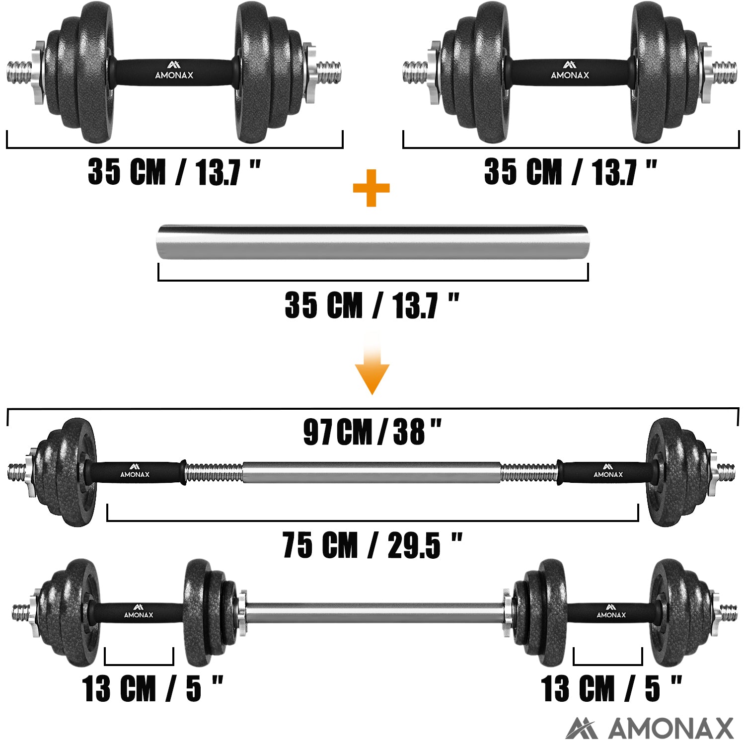 Dumbbell Barbell Set 