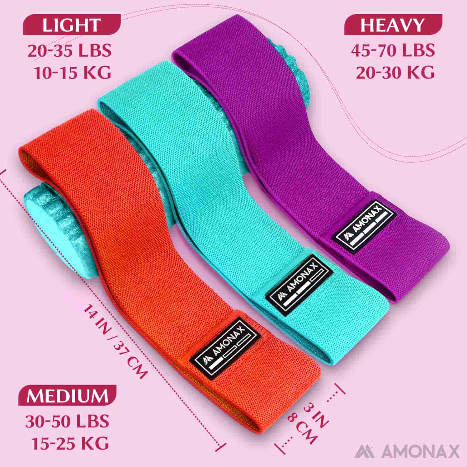 Fabric Resistance BandsBands for Glute and Leg Training