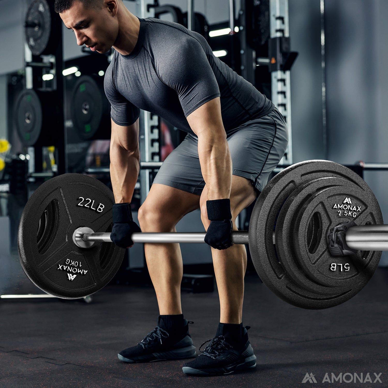 Olympic barbell weight set