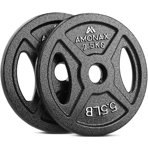 Cast Iron Standard Weight Plates – 1 Inch Set