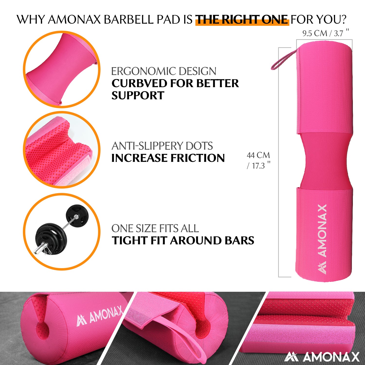 barbell pad squat pad