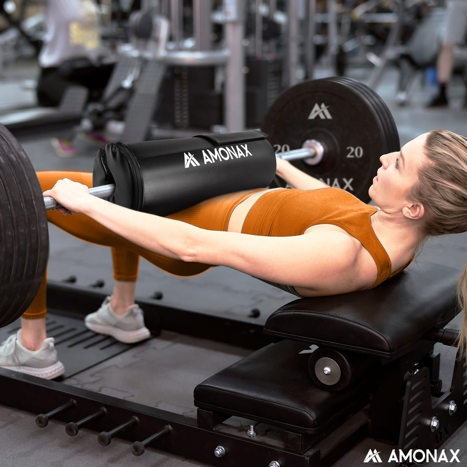 Hip Thrust Pad – Barbell Pad for Hip Thrusts AMONAX