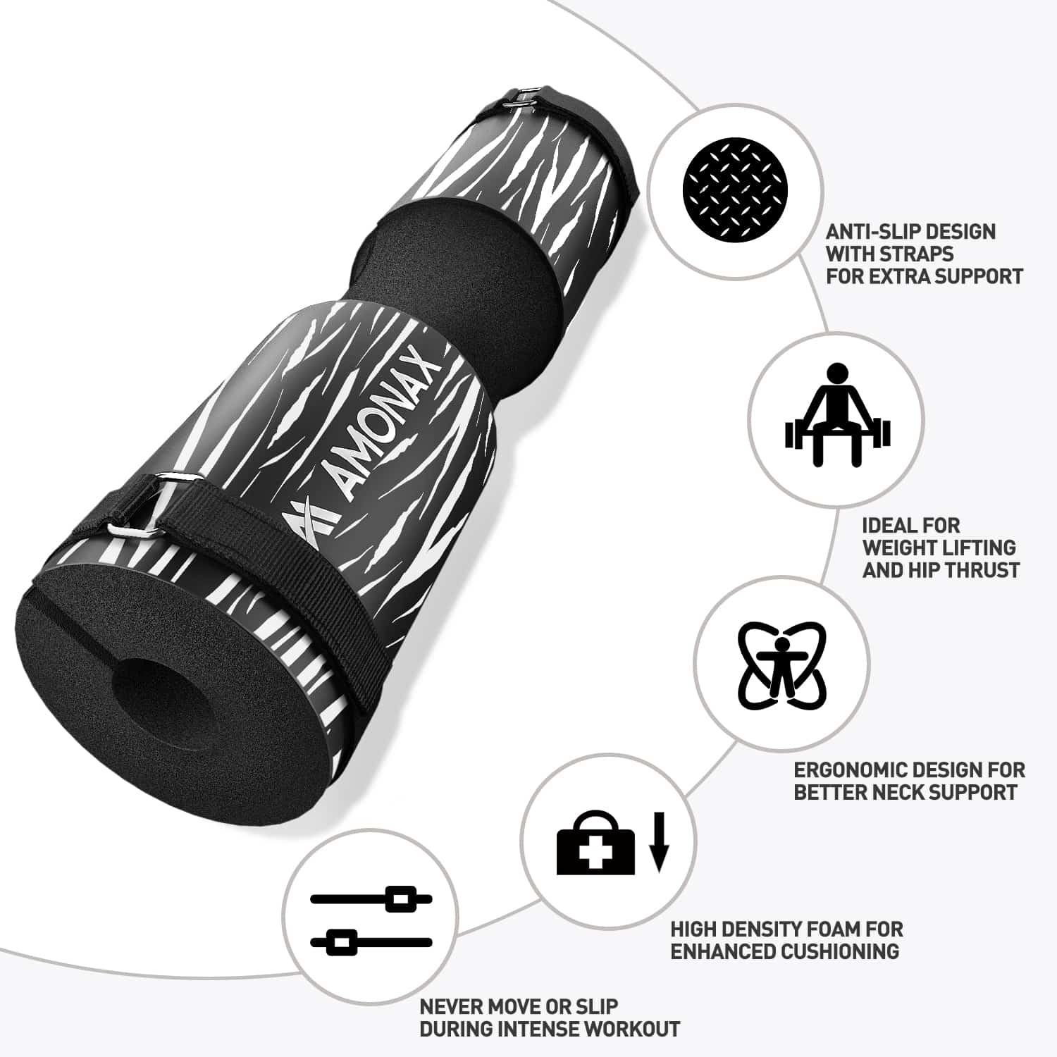 Squat Pad – Protective Cushion for Squats and Hip Thrusts