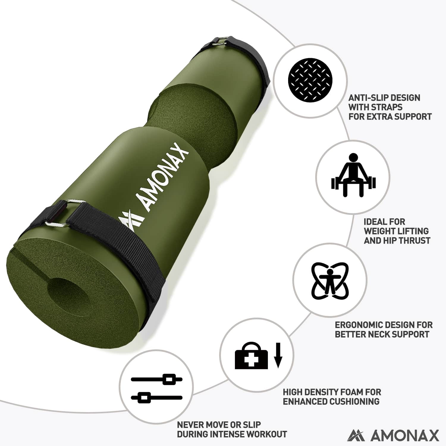 Squat Pad – Protective Cushion for Squats and Hip Thrusts