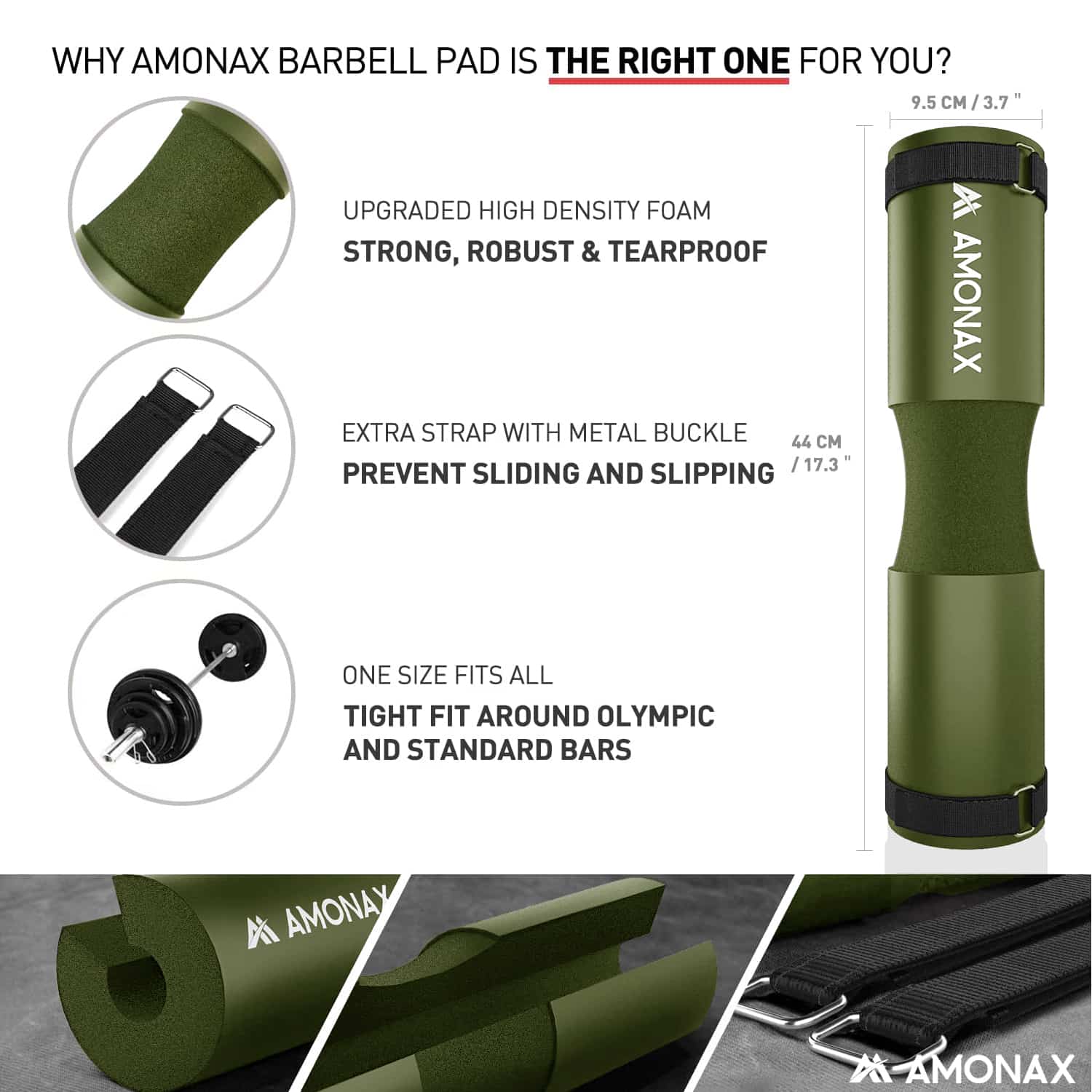 Squat Pad – Protective Cushion for Squats and Hip Thrusts