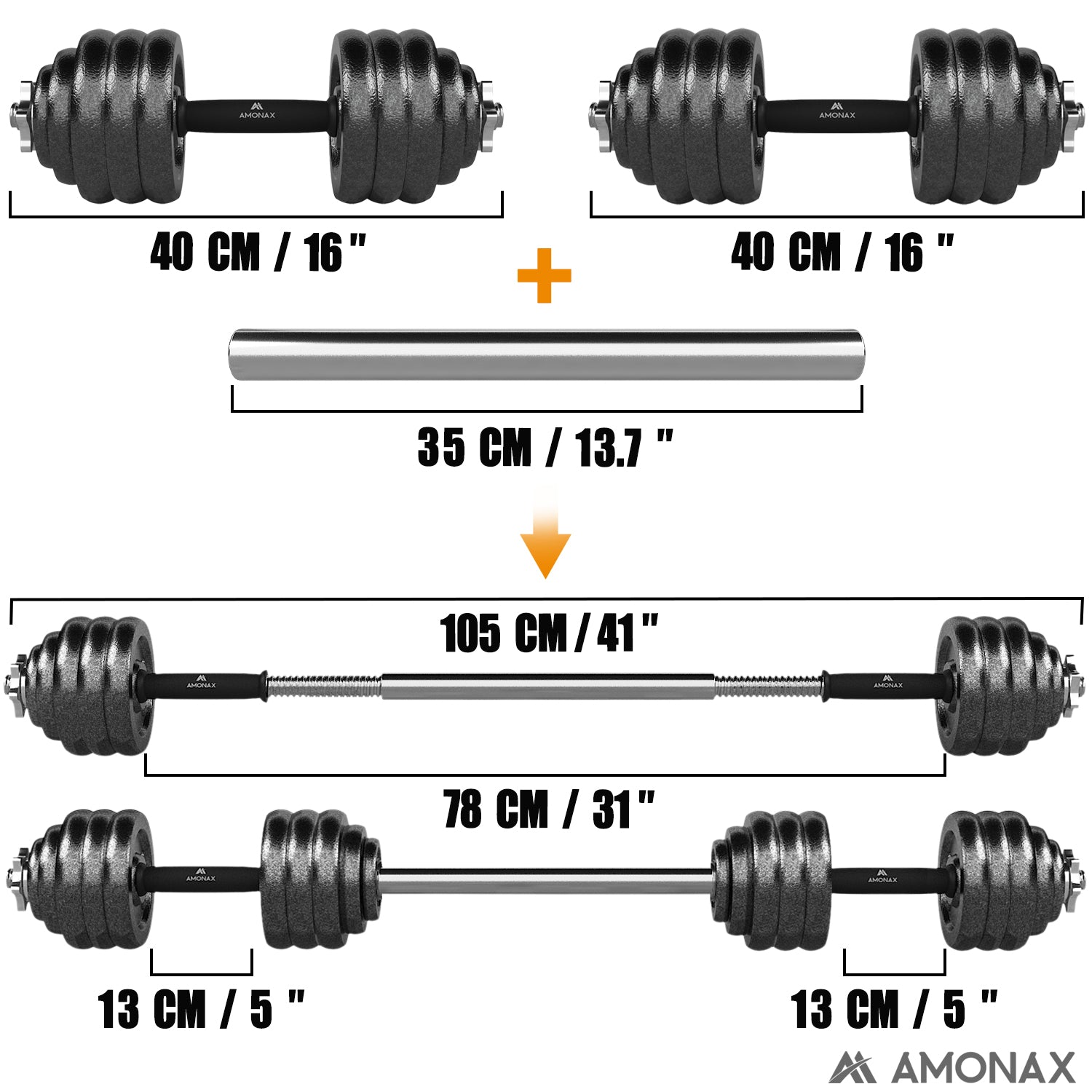 Dumbbell Barbell Set 