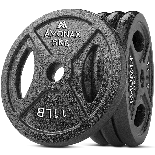Cast Iron Standard Weight Plates – 1 Inch Set