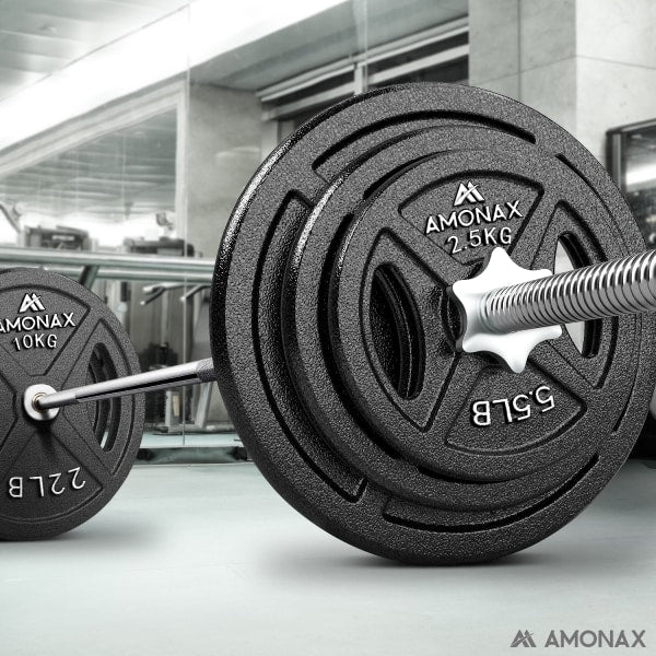 Cast Iron Standard Weight Plates – 1 Inch Set
